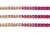 Пайетки "ОмТекс" на нитях, CREAM, 6 мм С / упак.73+/-1м, цв. 89 - розовый - купить в Челябинске. Цена: 468.37 руб.