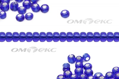 Бисер (SL) 11/0 ( упак.100 гр) цв.28 - синий - купить в Челябинске. Цена: 53.34 руб.
