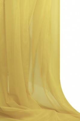 Портьерный капрон 12-0826, 47 гр/м2, шир.300см, цвет св.жёлтый - купить в Челябинске. Цена 137.27 руб.