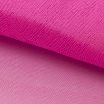Фатин матовый 16-31, 12 гр/м2, шир.300см, цвет барби розовый - купить в Челябинске. Цена 101.95 руб.