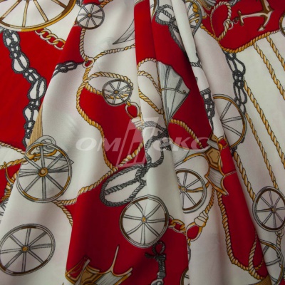 Плательная ткань "Фламенко" 13.1, 80 гр/м2, шир.150 см, принт этнический - купить в Челябинске. Цена 241.49 руб.
