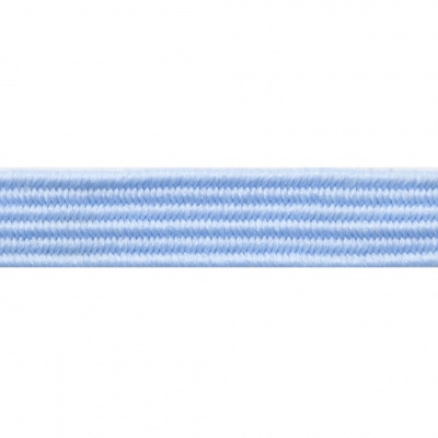 Резиновые нити с текстильным покрытием, шир. 6 мм ( упак.30 м/уп), цв.- 108-голубой - купить в Челябинске. Цена: 155.22 руб.