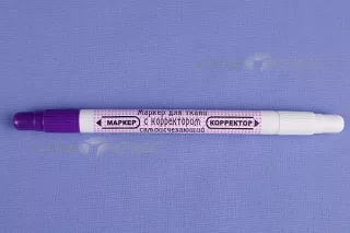 маркер самоисчезающий с корректором 001 фиолетовый